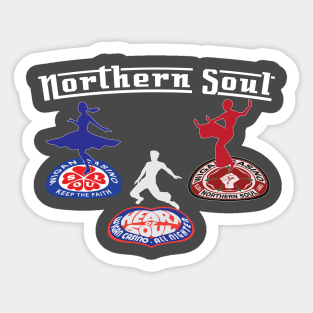 Northern Soul MOD Dancers Wigan Manchester, Blackpool Stoke Sticker